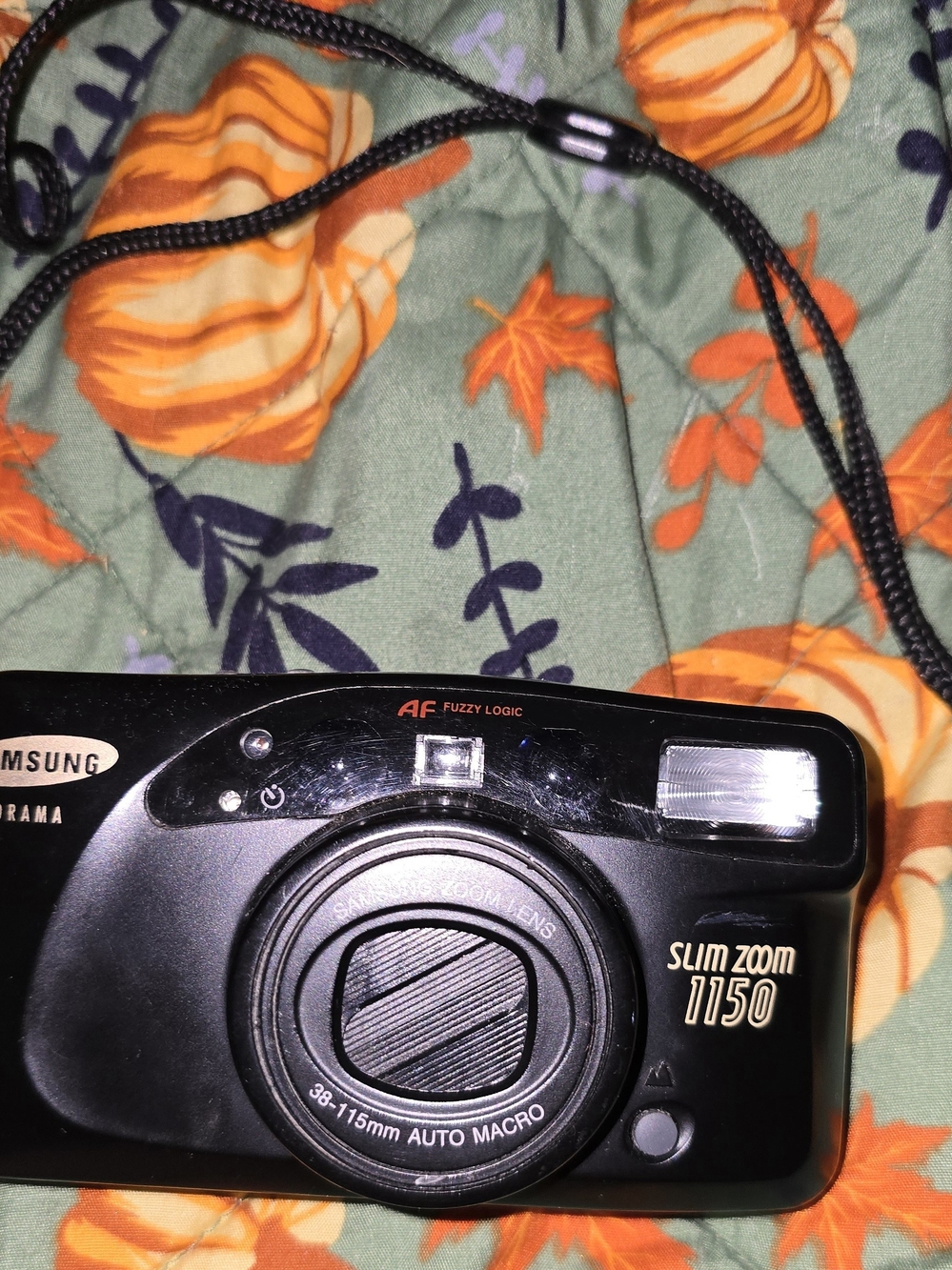 Samsung Black Slim Zoom 1150 Point-and-Shoot Camera